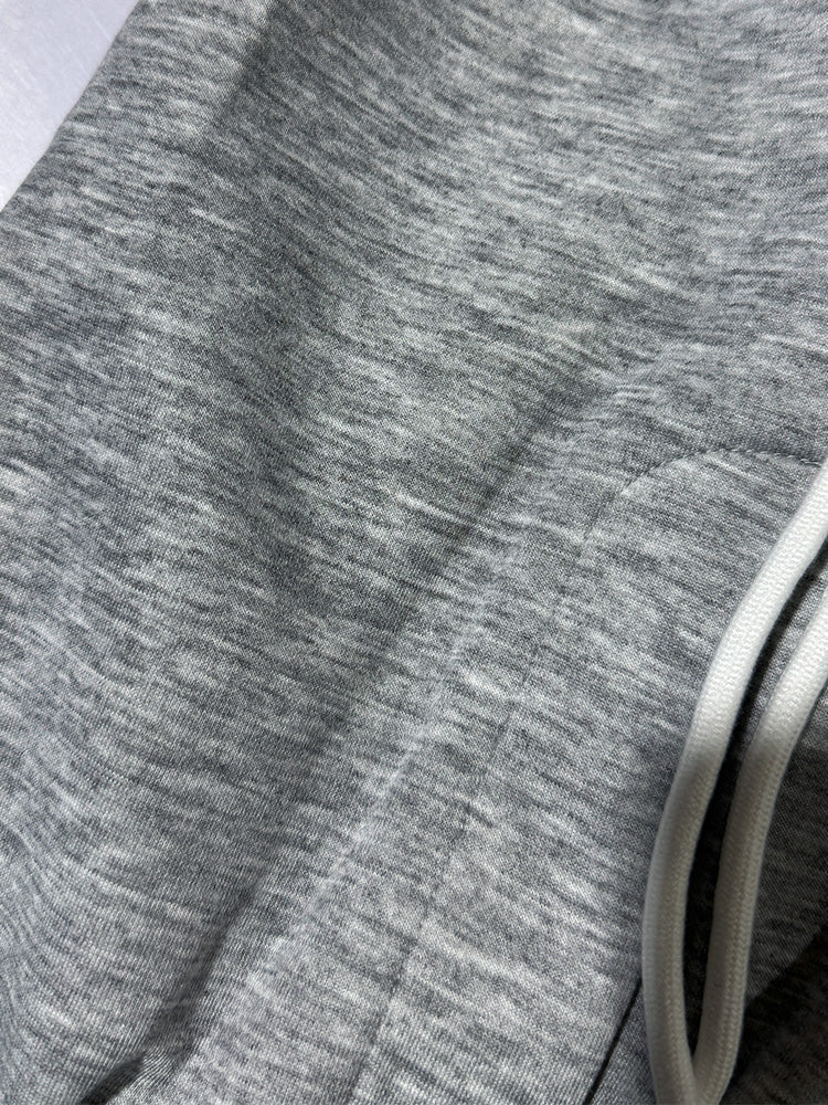 Wide leg track pants with drawstring waist and side pockets