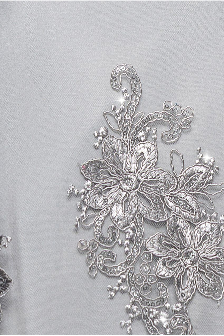 Wedding guest dress for women with v-neck and high low hem