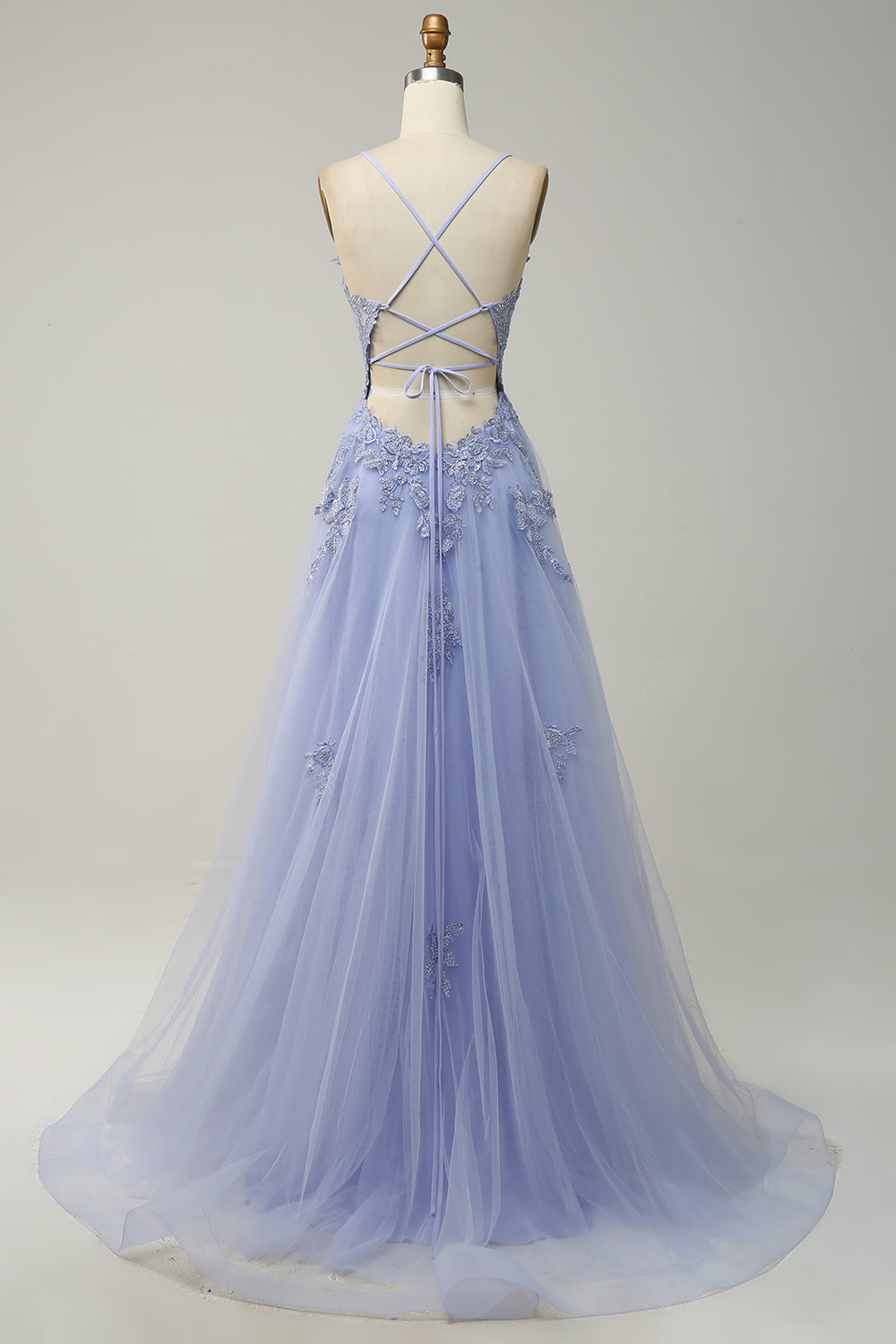 Formal dresses for women, A line maxi dress with lace up back