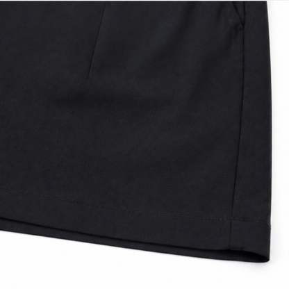 Womens shorts with pockets, high waist and wide waistband