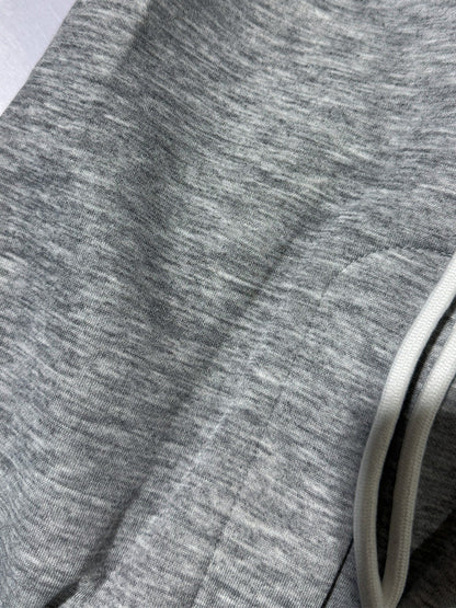 Wide leg track pants with drawstring waist and side pockets