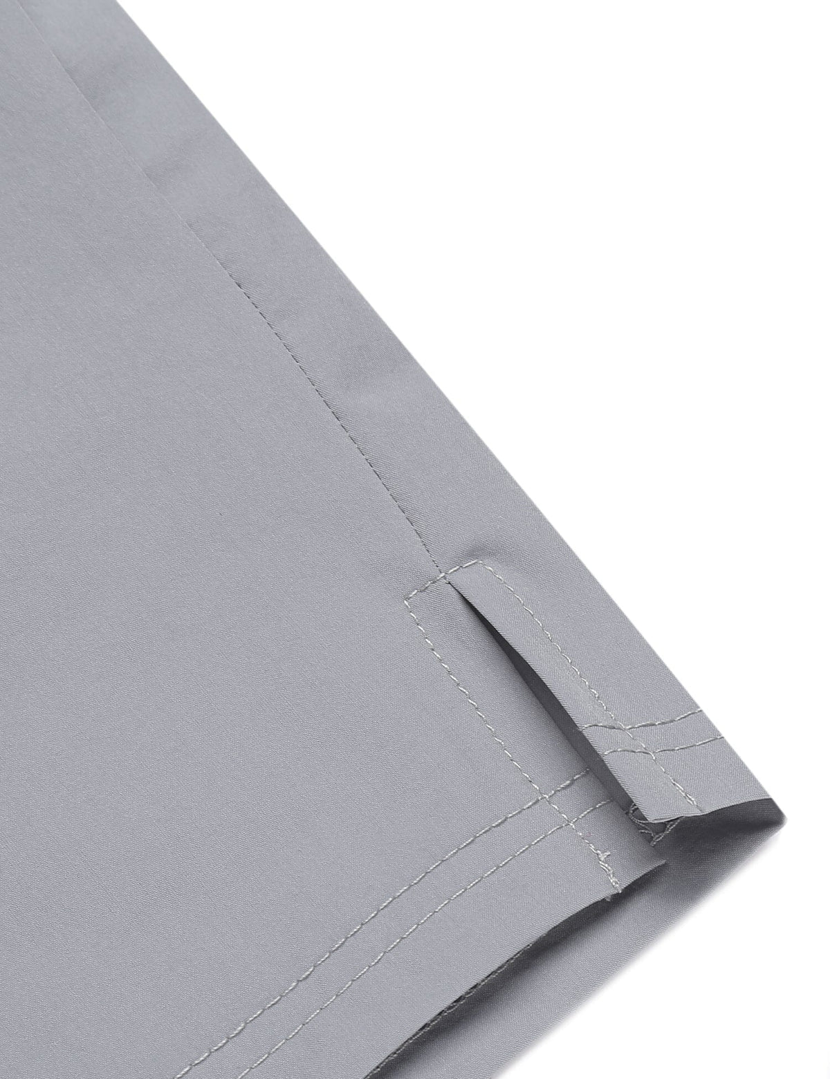 Mens shorts 2 pack with drawstring waist, side pockets and split hem
