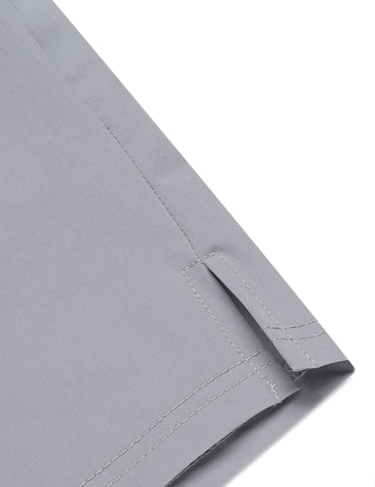Mens shorts 2 pack with drawstring waist, side pockets and split hem