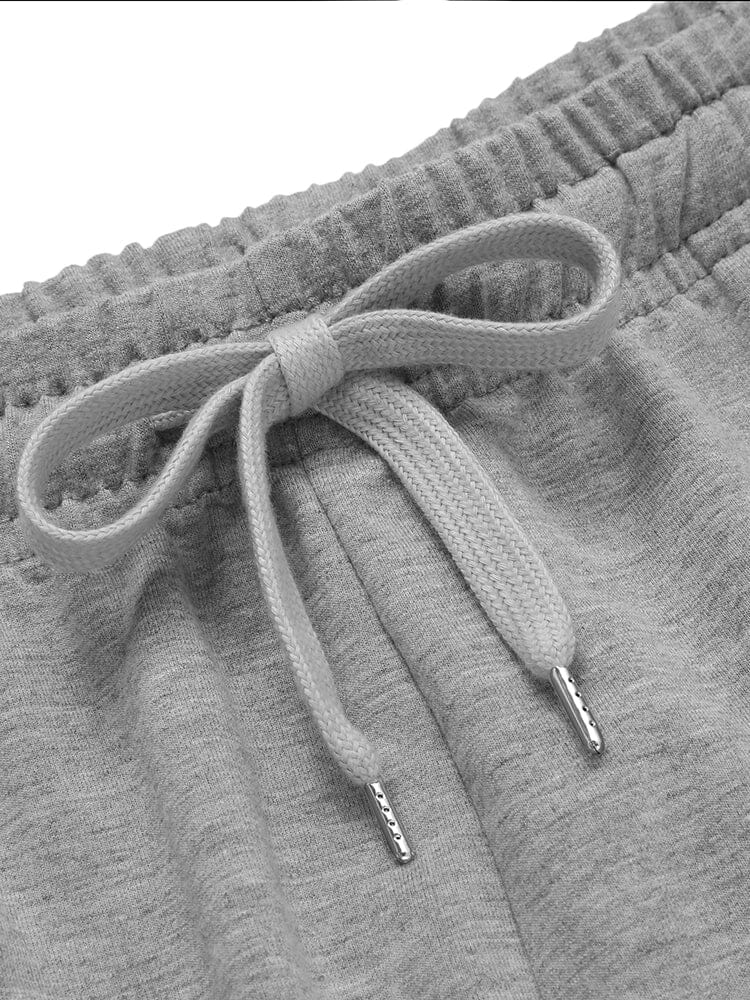 Straight leg track pants for men with drawstring waist