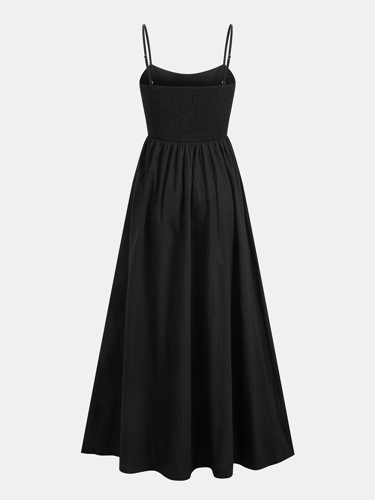 Maxi dresses for women with cut out bodice and side pockets