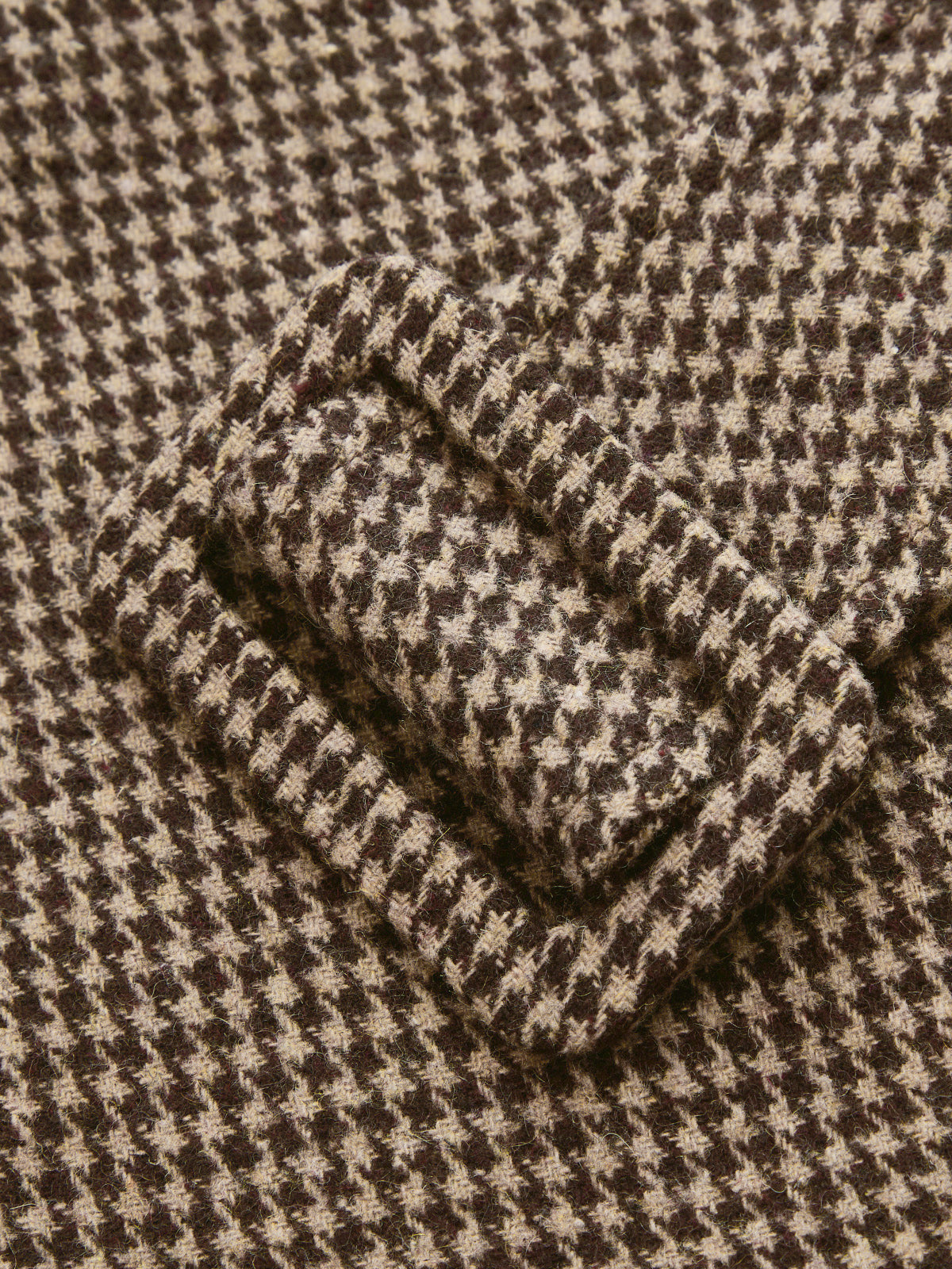 Mini dress for women with houndstooth print and belted waist