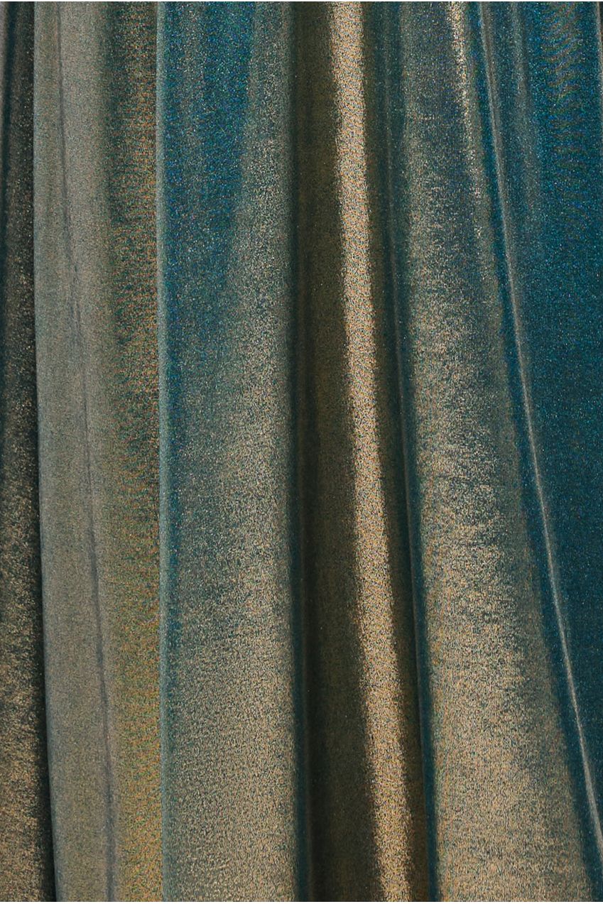 Gathered front maxi skirt for women with fit and flare shape