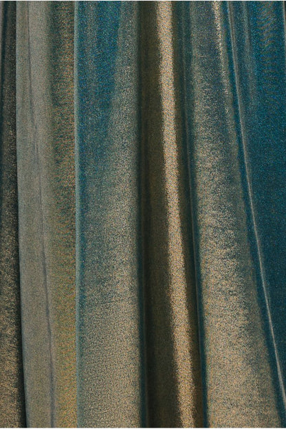 Gathered front maxi skirt for women with fit and flare shape