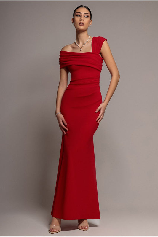 Formal dresses, one shoulder bodycon maxi dress for women