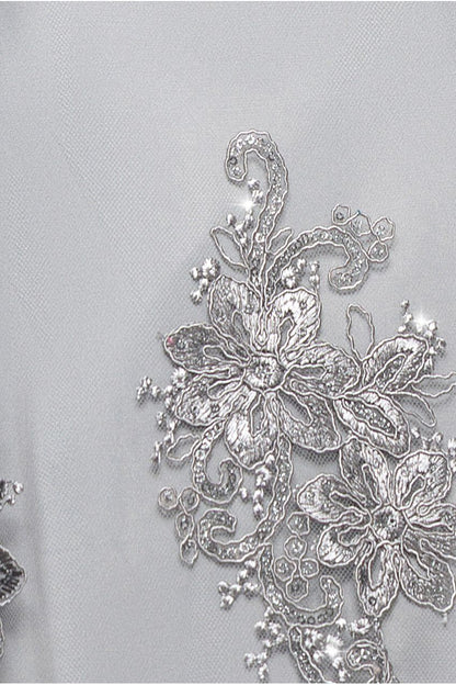 Wedding guest dress for women with v-neck and high low hem