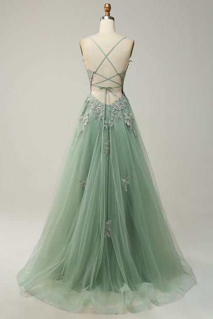 Formal dresses for women, A line maxi dress with lace up back