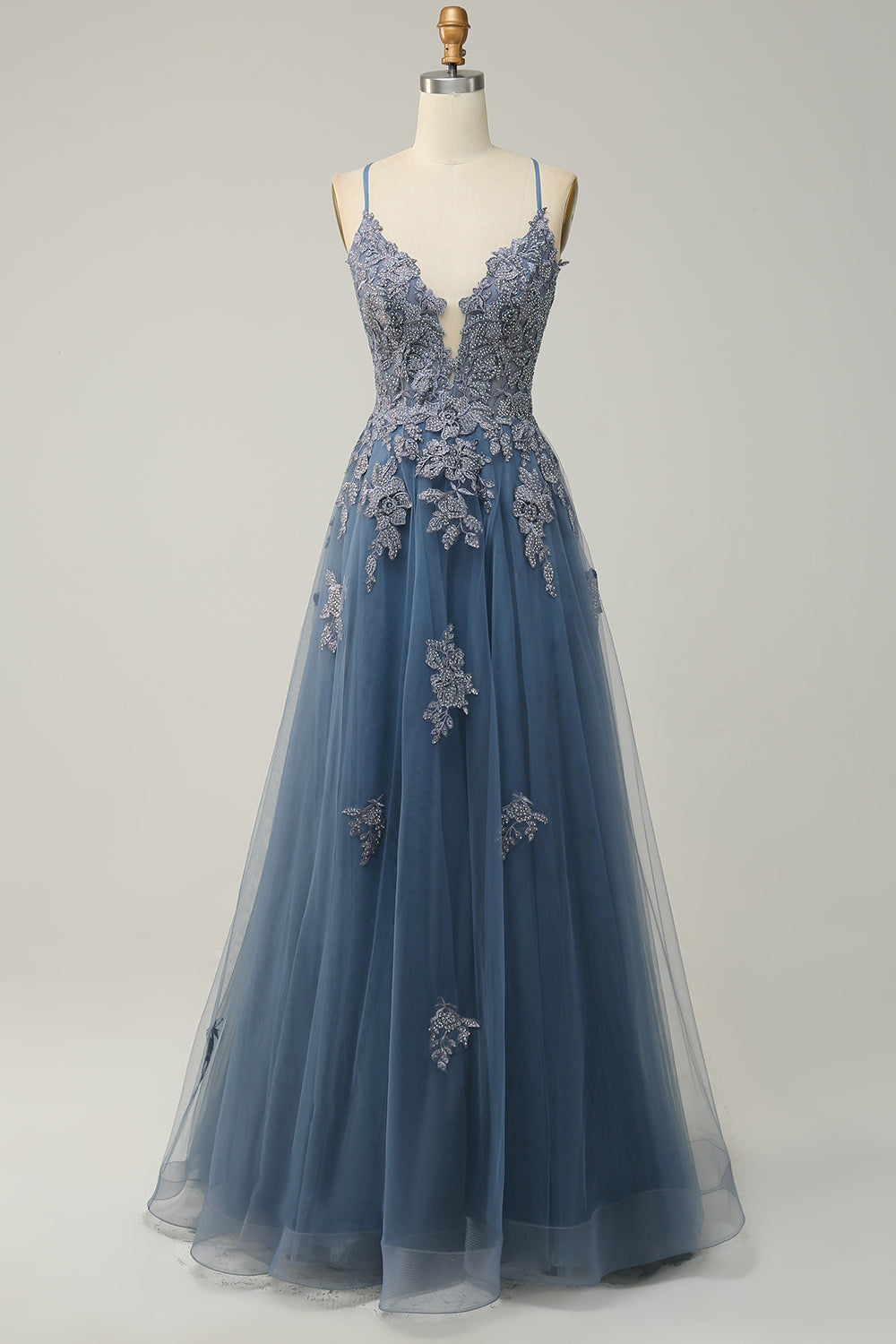 Formal dresses for women, A line maxi dress with lace up back