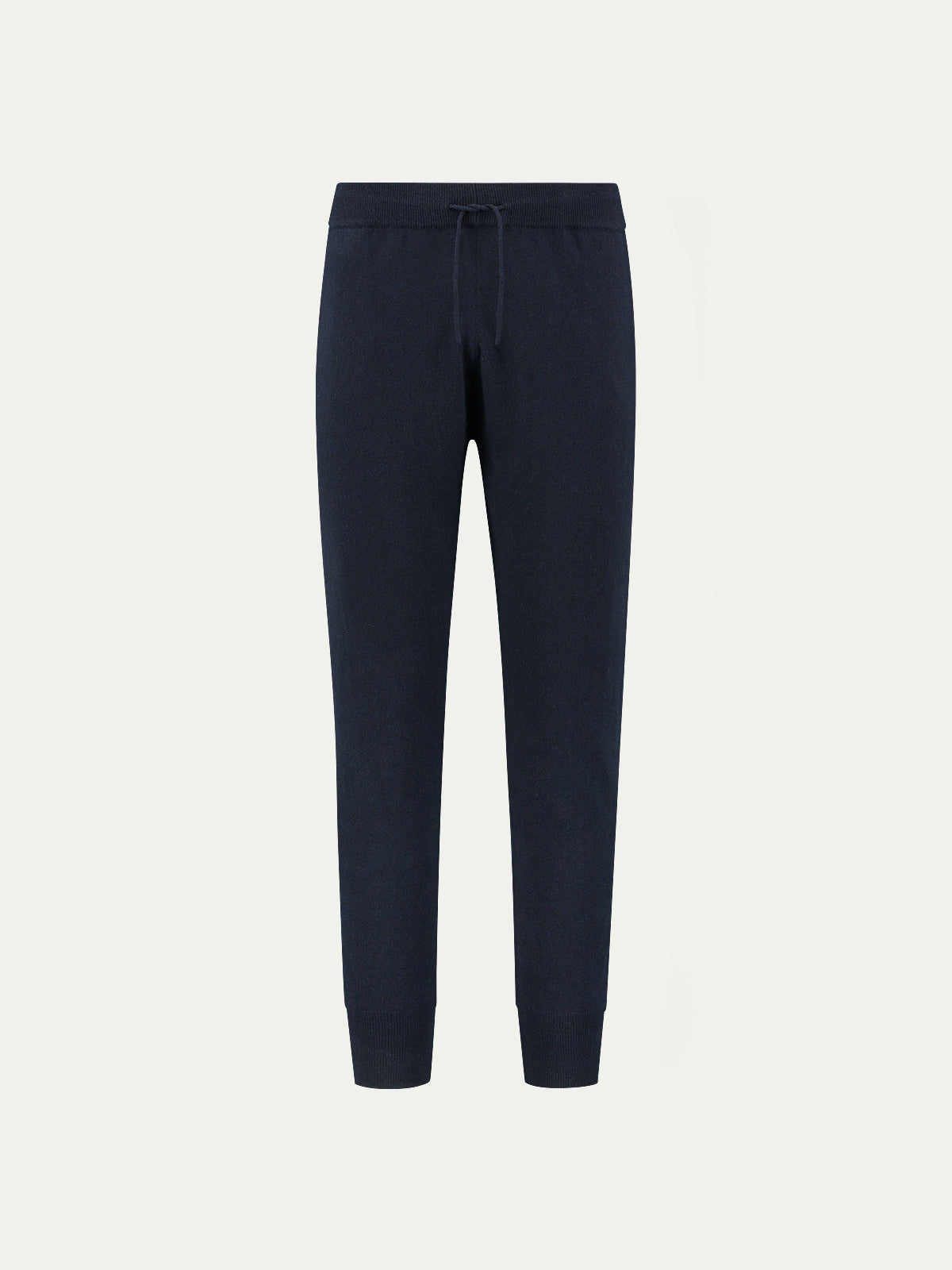 Men's slim tapered track pants with side pockets, drawstring waist and ribbed cuffs