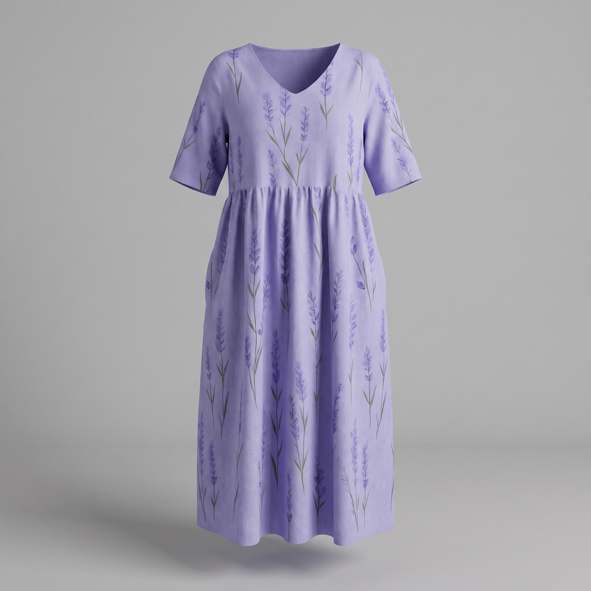 Summer dresses for women, relaxed fit floral midi dress